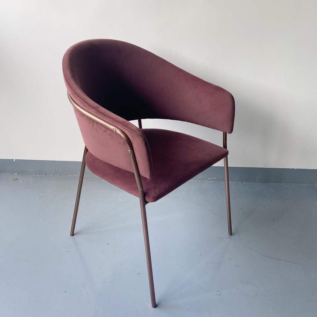stainless steel dining chair