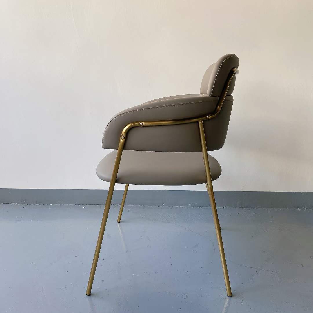 stainless steel dining chair