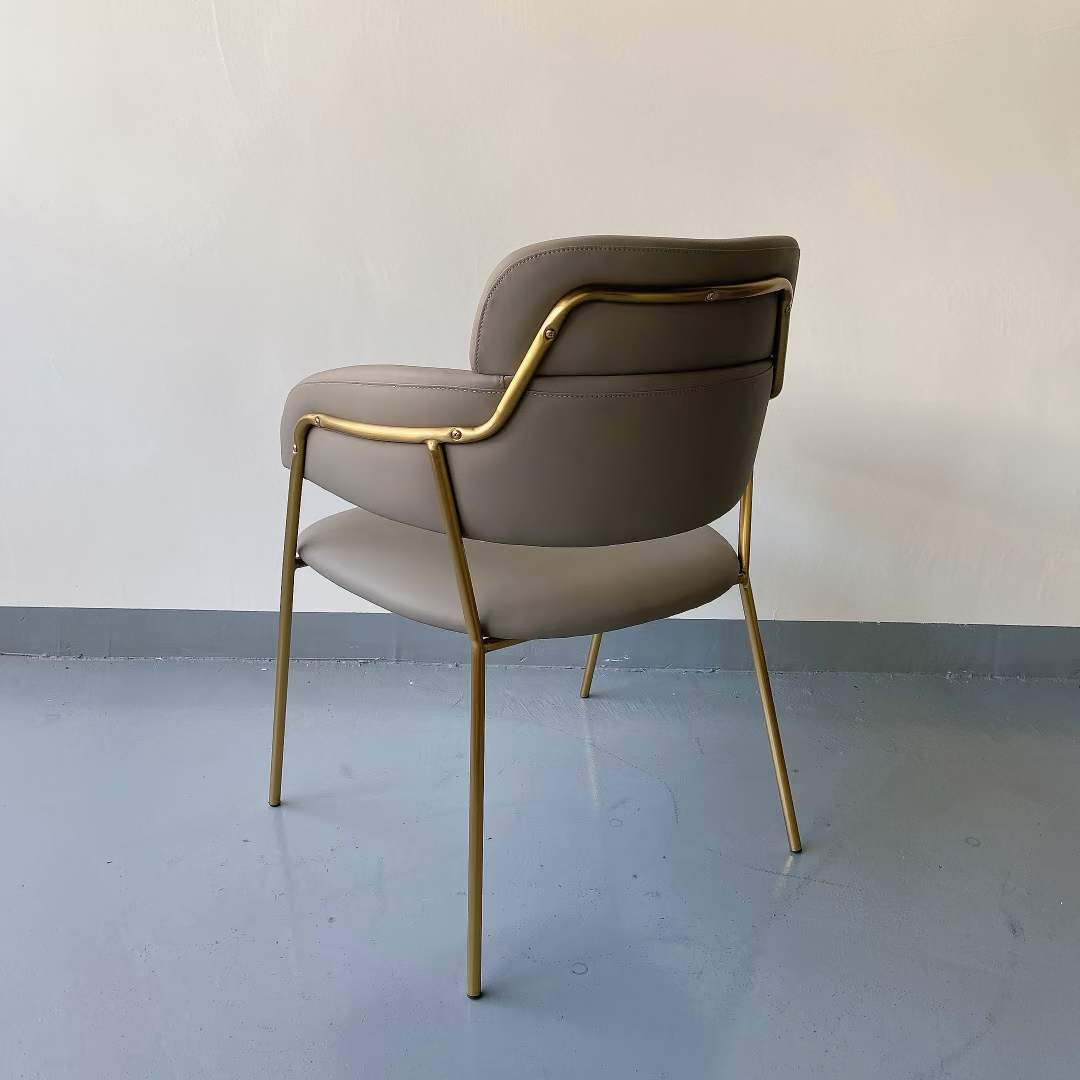 stainless steel dining chair