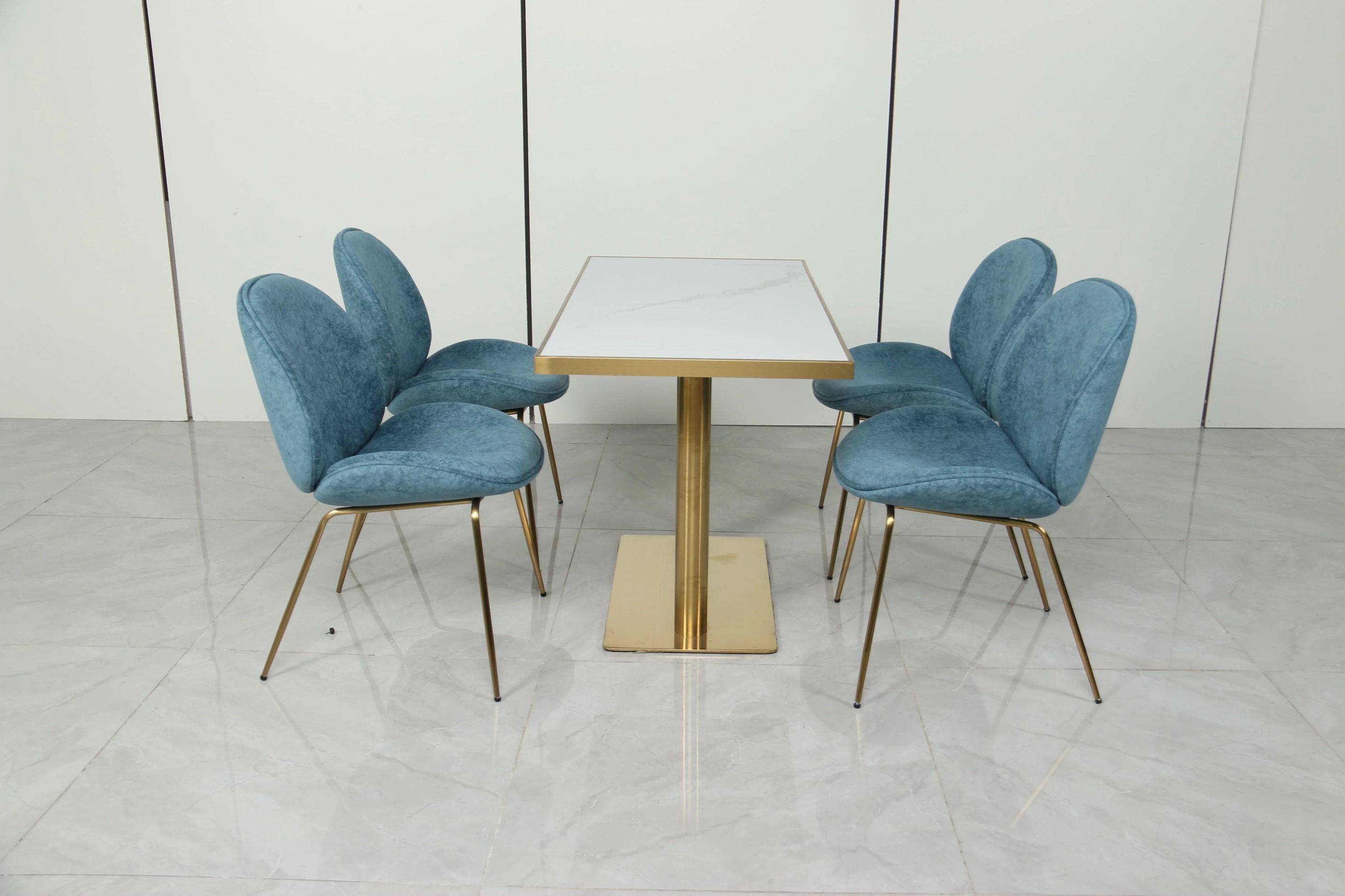package solution commercial use modern dining tables and chairs set fast food cafe restaurant chair and table set