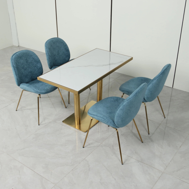 package solution commercial use modern dining tables and chairs set fast food cafe restaurant chair and table set