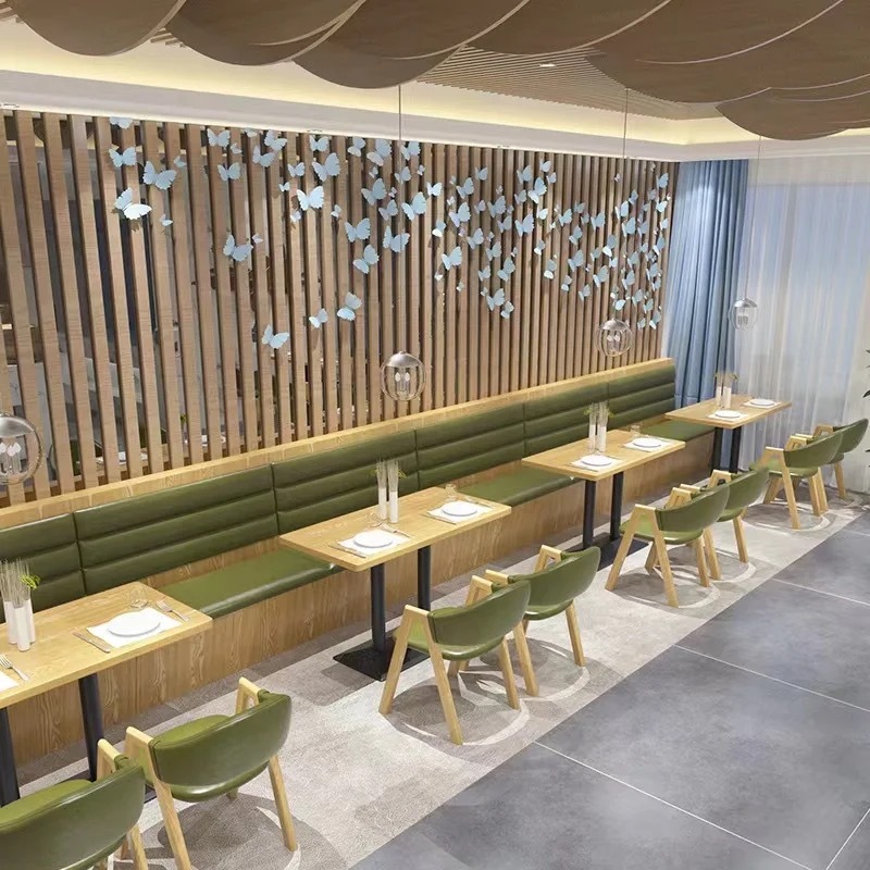 package solution coffee shop furniture commercial bench chair cafe restaurant booth seating set tables and chairs
