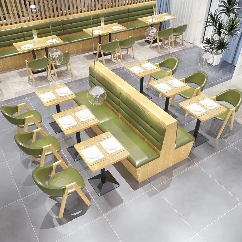 package solution coffee shop furniture commercial bench chair cafe restaurant booth seating set tables and chairs