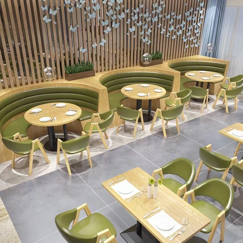package solution coffee shop furniture commercial bench chair cafe restaurant booth seating set tables and chairs