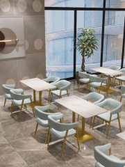 package solution commercial furniture fast food shop dining restaurant chairs and tables furniture set modern luxury