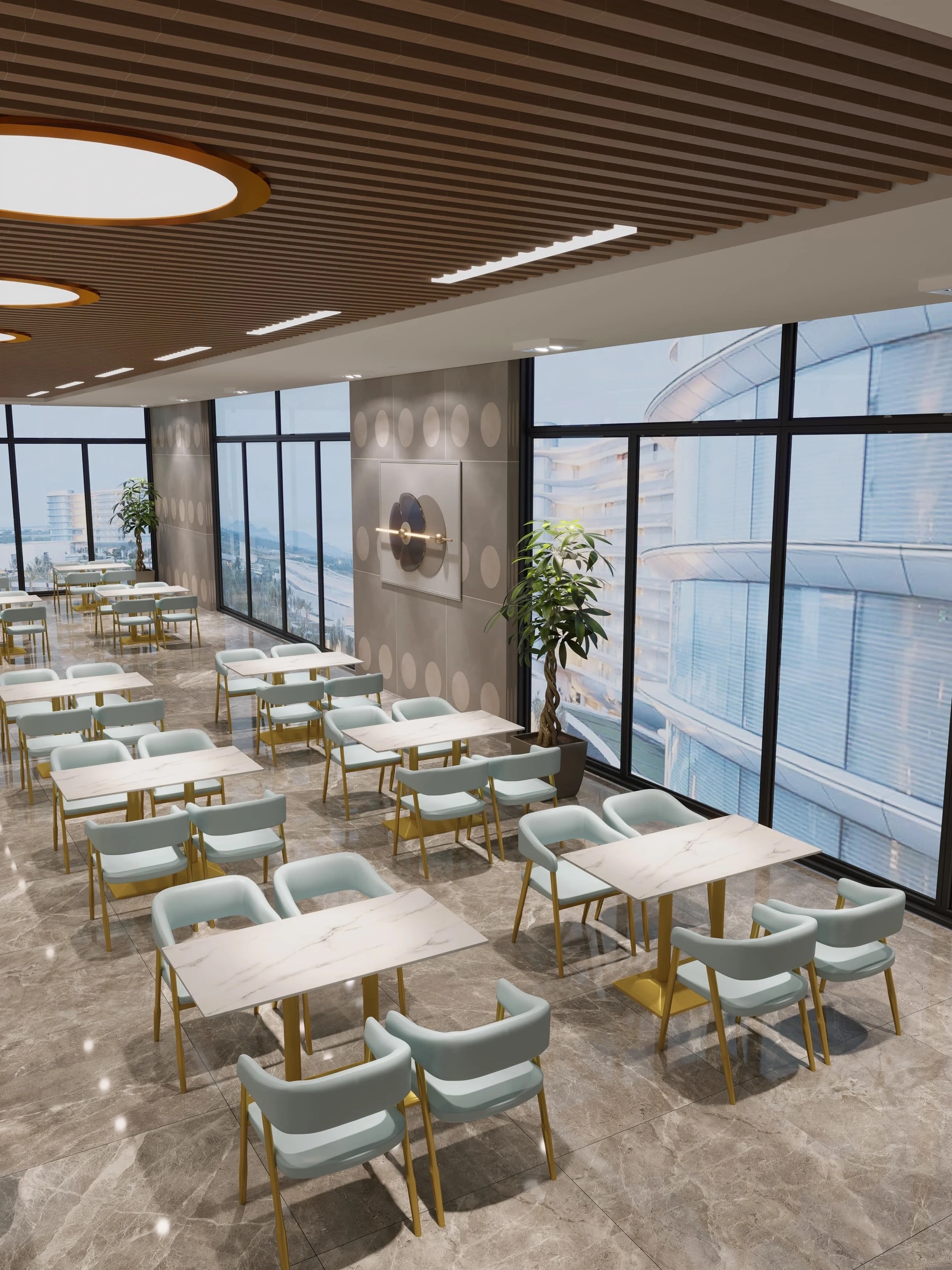 package solution commercial furniture fast food shop dining restaurant chairs and tables furniture set modern luxury