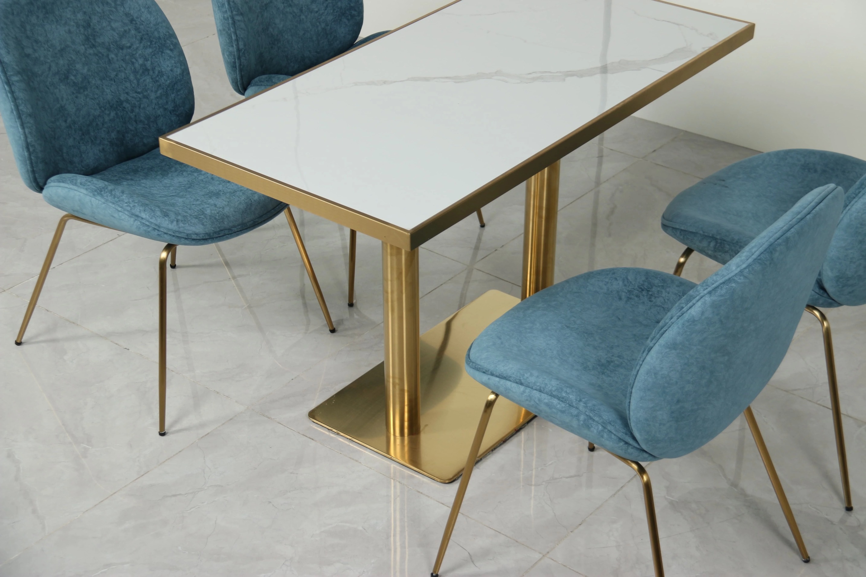 package solution commercial use modern dining tables and chairs set fast food cafe restaurant chair and table set