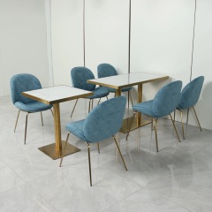 package solution commercial use modern dining tables and chairs set fast food cafe restaurant chair and table set