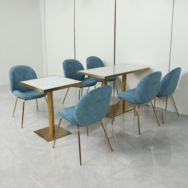 package solution commercial use modern dining tables and chairs set fast food cafe restaurant chair and table set