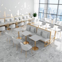 package solution commercial stainless steel restaurant coffee shop furniture table and chairs