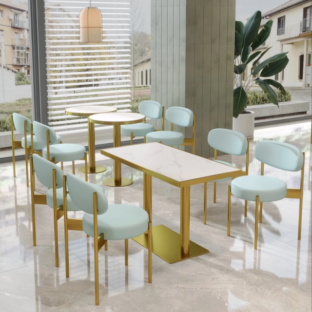 package solution simple style comfort restaurant tables and chairs booth seating set coffee shop furniture