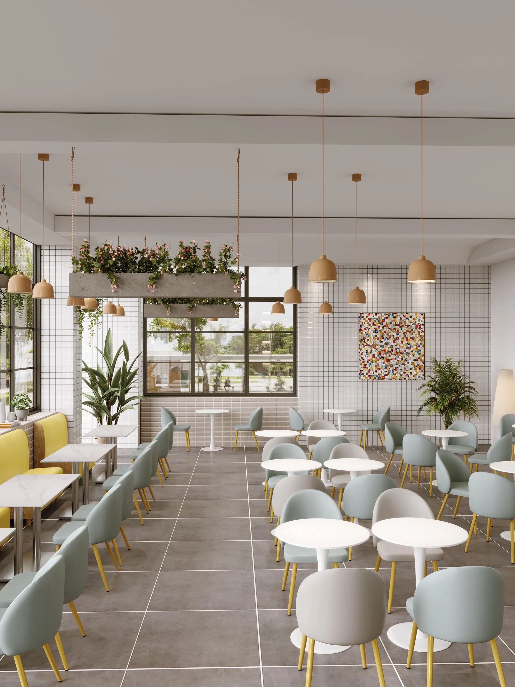 package solution commercial metal leg casual modern simple style fast food restaurant cafe furniture table chair