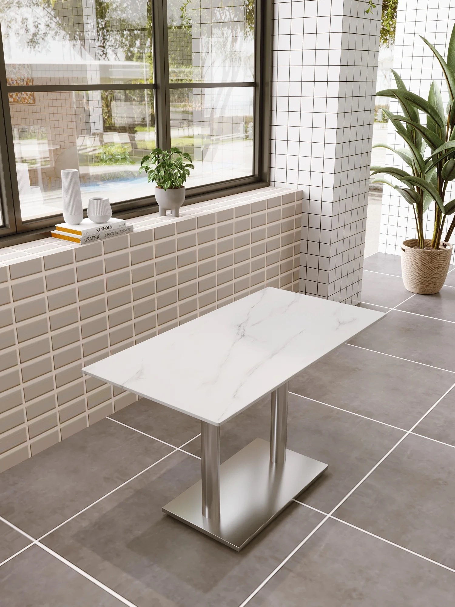 package solution commercial metal leg casual modern simple style fast food restaurant cafe furniture table chair