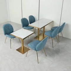 package solution commercial use modern dining tables and chairs set fast food cafe restaurant chair and table set