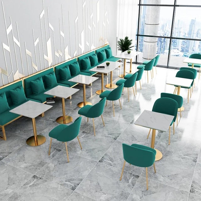 package solution commercial stainless steel restaurant coffee shop furniture table and chairs