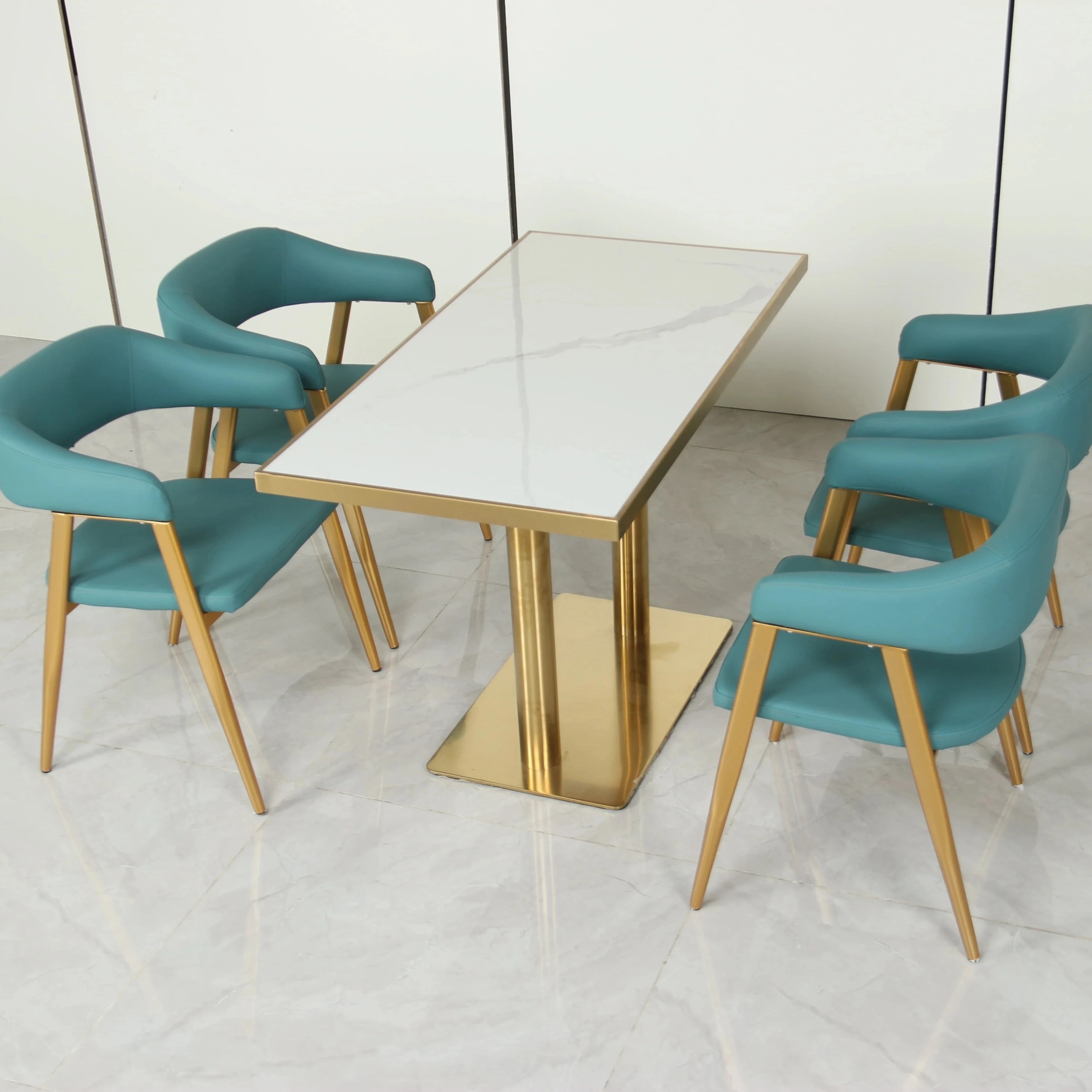 package solution commercial custom nordic coffee shop dinning restaurant furniture table and chair set
