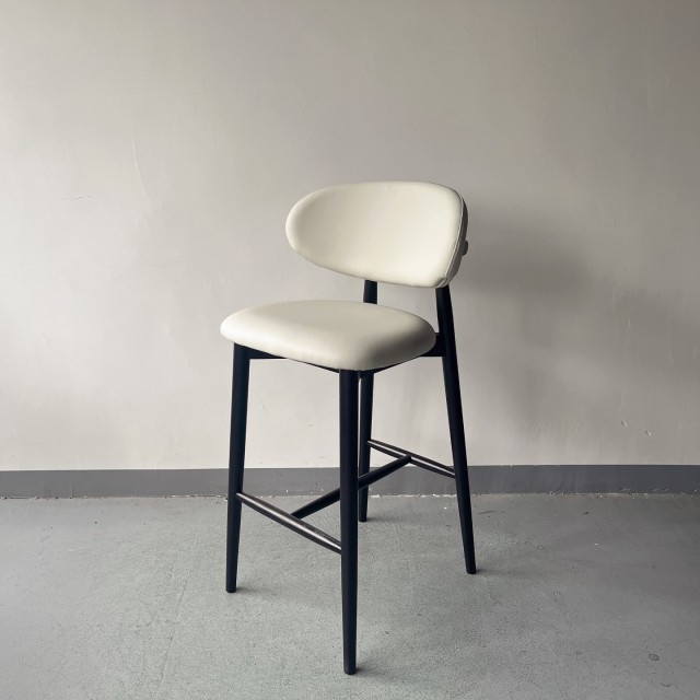 OLEANDRO wooden high bar chair SOQ-86C