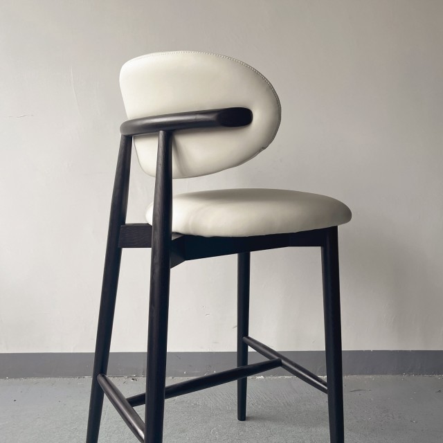 OLEANDRO wooden high bar chair SOQ-86C