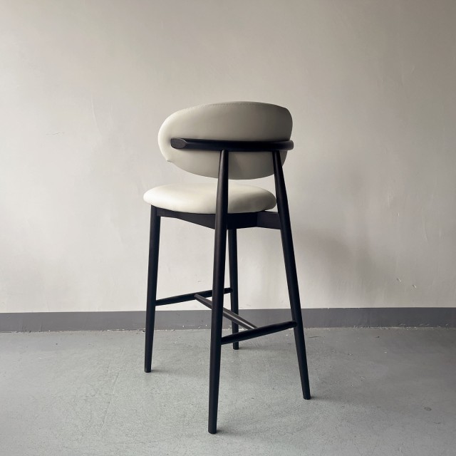 OLEANDRO wooden high bar chair SOQ-86C