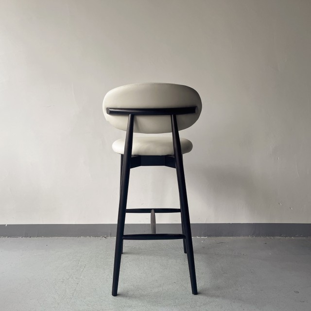 OLEANDRO wooden high bar chair SOQ-86C