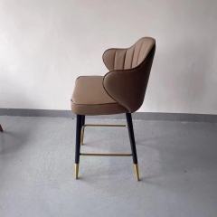 SOF counter height backed accent breakfast bar European style bar stool BY-017