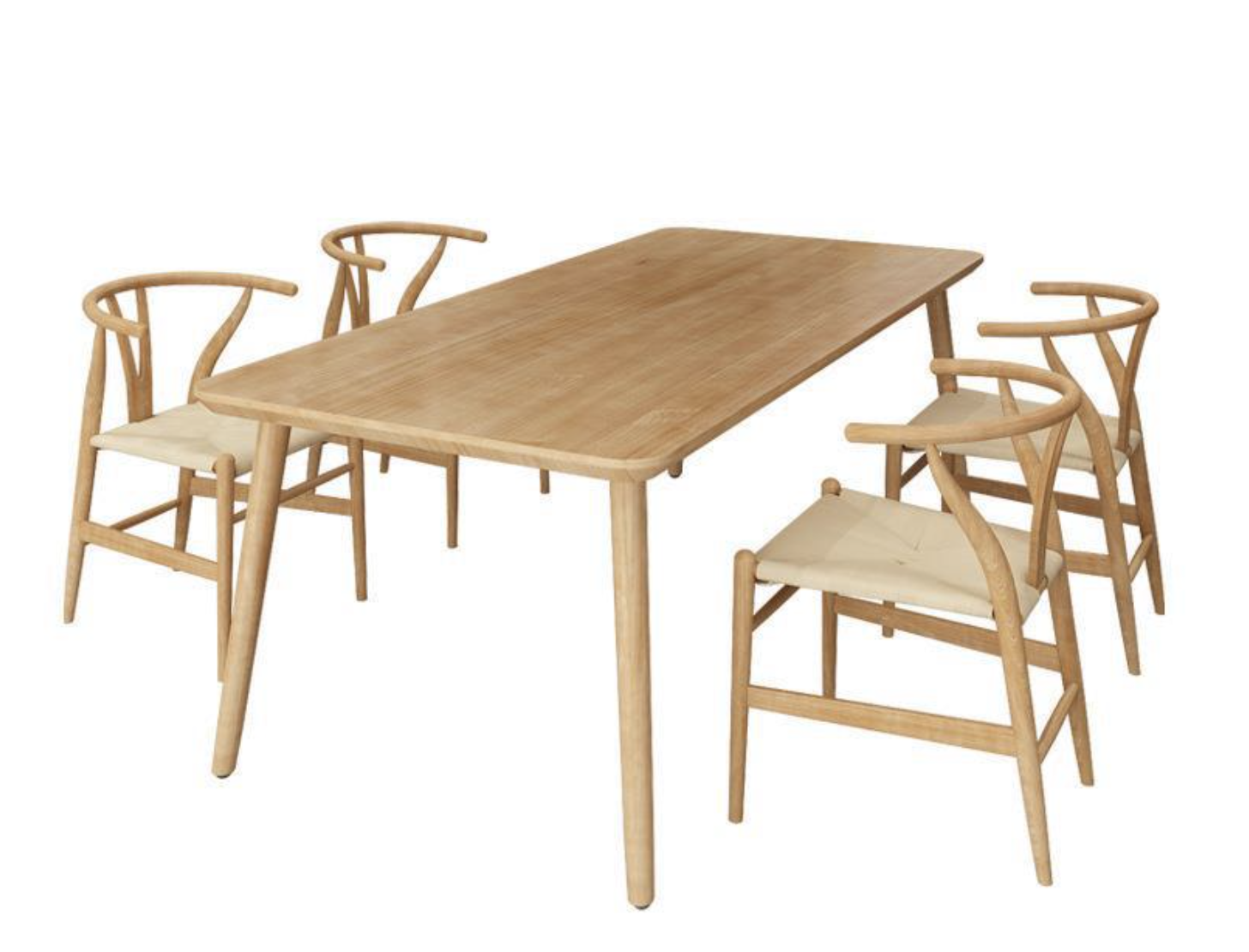 SOF custom restaurant solid wood dining table and chair furniture set made in China