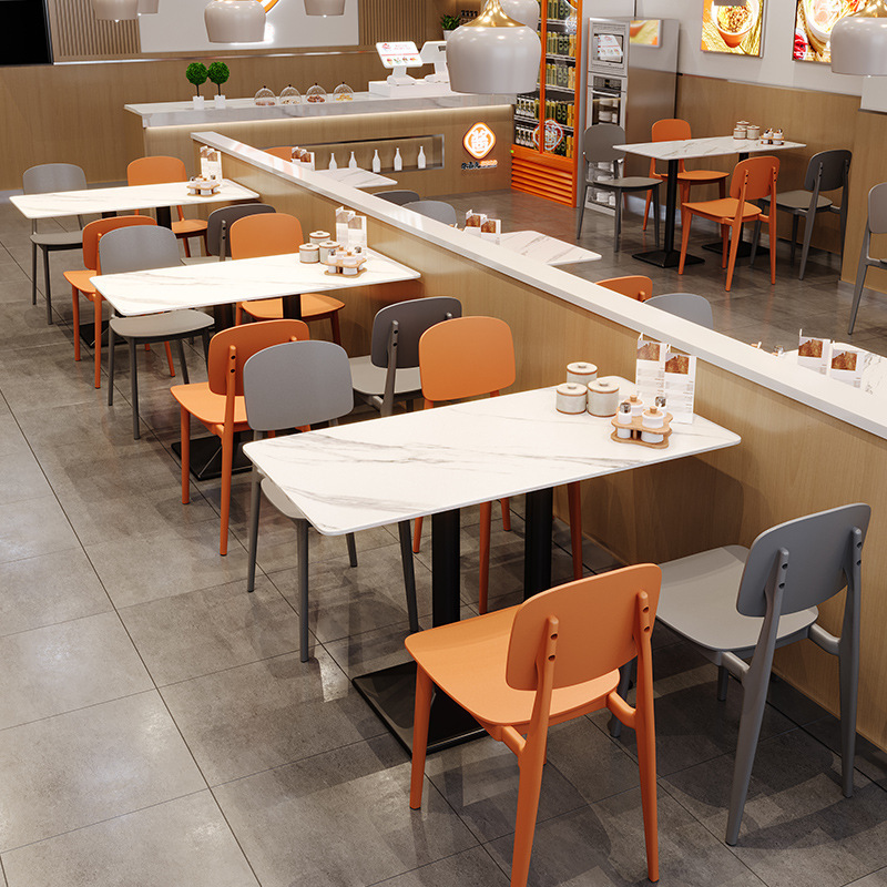 SOF custom commercial fast food restaurant furniture tables and chairs
