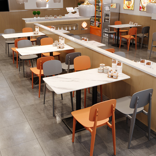 SOF custom commercial fast food restaurant furniture tables and chairs
