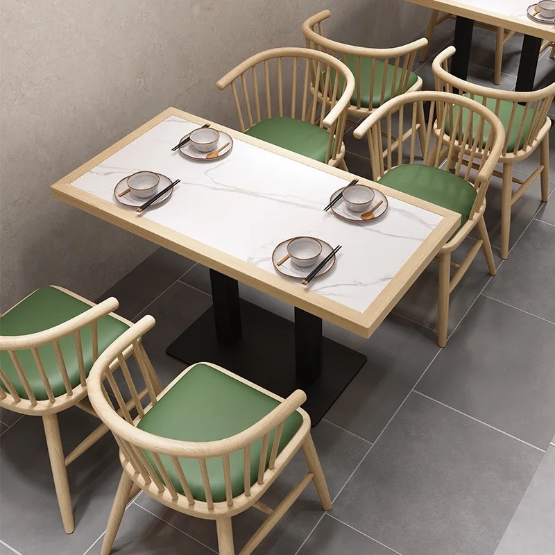SOF new design cafe shop indoor furniture commerical restaurant booth fast food sofa tables and chairs