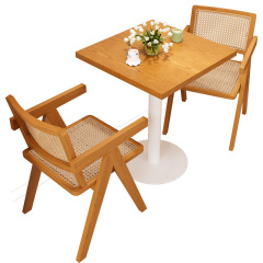 SOF commercial cafe restaurant furniture wooden dining table and chair