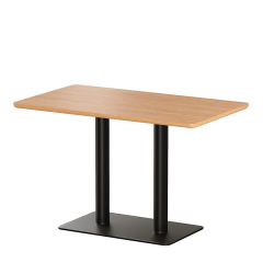 SOF custom size modern indoor furniture wood restaurant table and booth set
