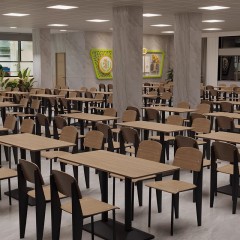 SOF China manufacturer coffee shop cafe table and chairs