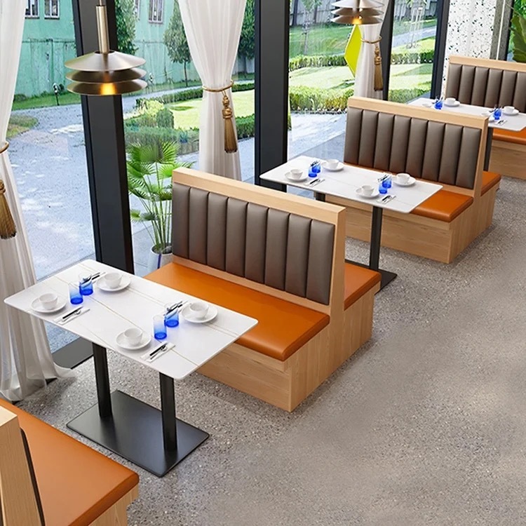 SOF dining furniture set sintered stone top classical metal indoor modern restaurant tables and chairs