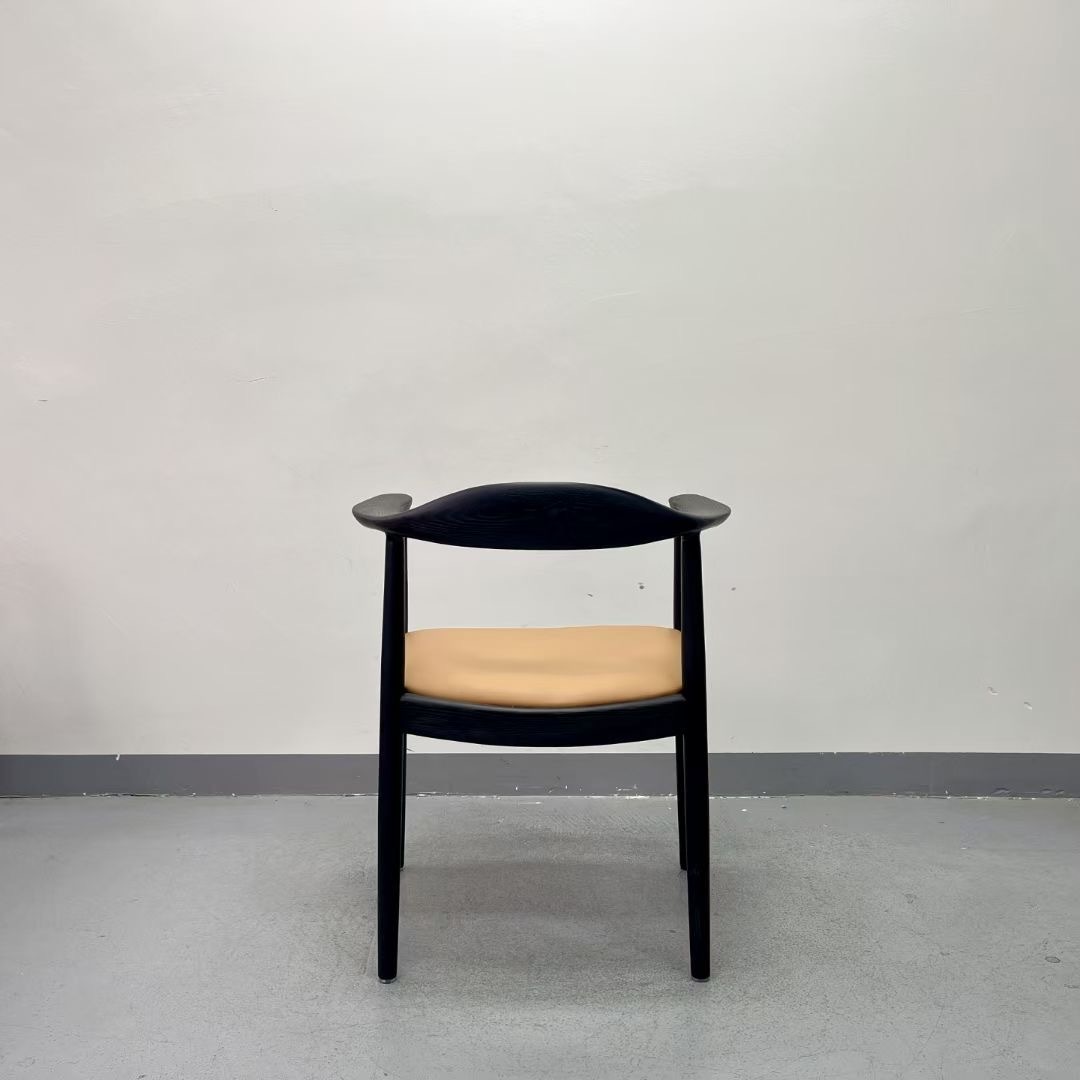 SOF the JFK Arm Chair with Wood Legs and Upholstered Seats for Kitchen & Dining