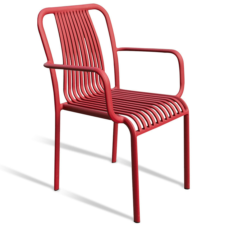 Outdoor Patio Chairs - Rust-Free, Stackable, Waterproof Aluminum with Matte Finish