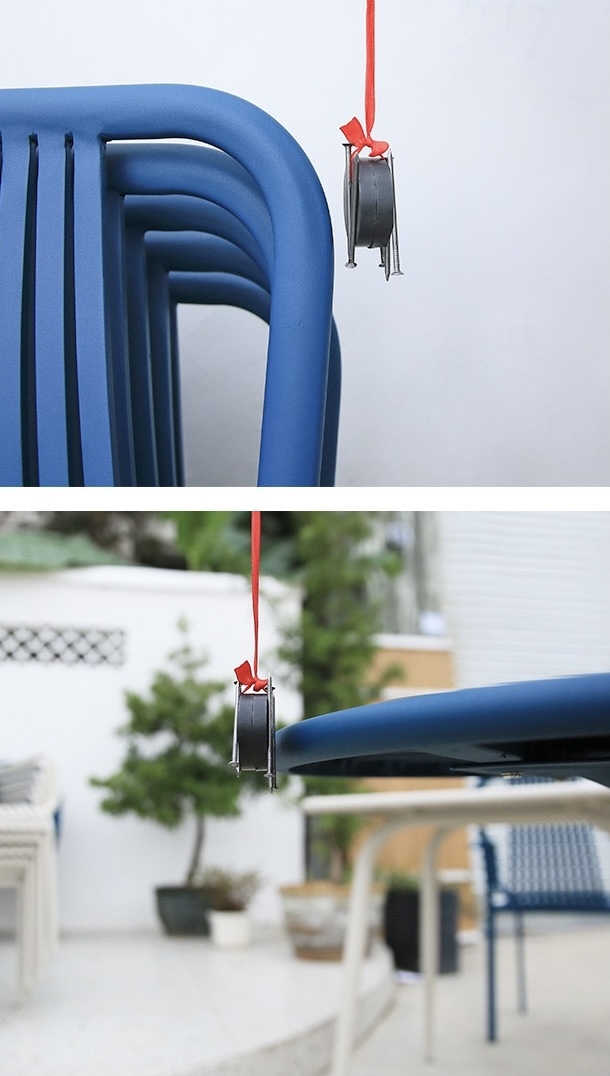 Outdoor Patio Chairs - Rust-Free, Stackable, Waterproof Aluminum with Matte Finish