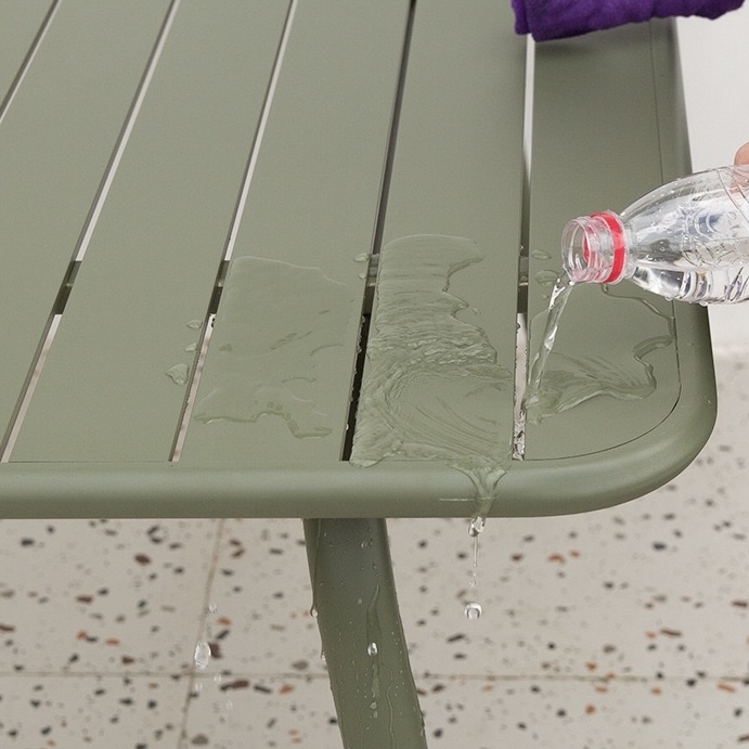 Outdoor Patio Chairs - Rust-Free, Stackable, Waterproof Aluminum with Matte Finish