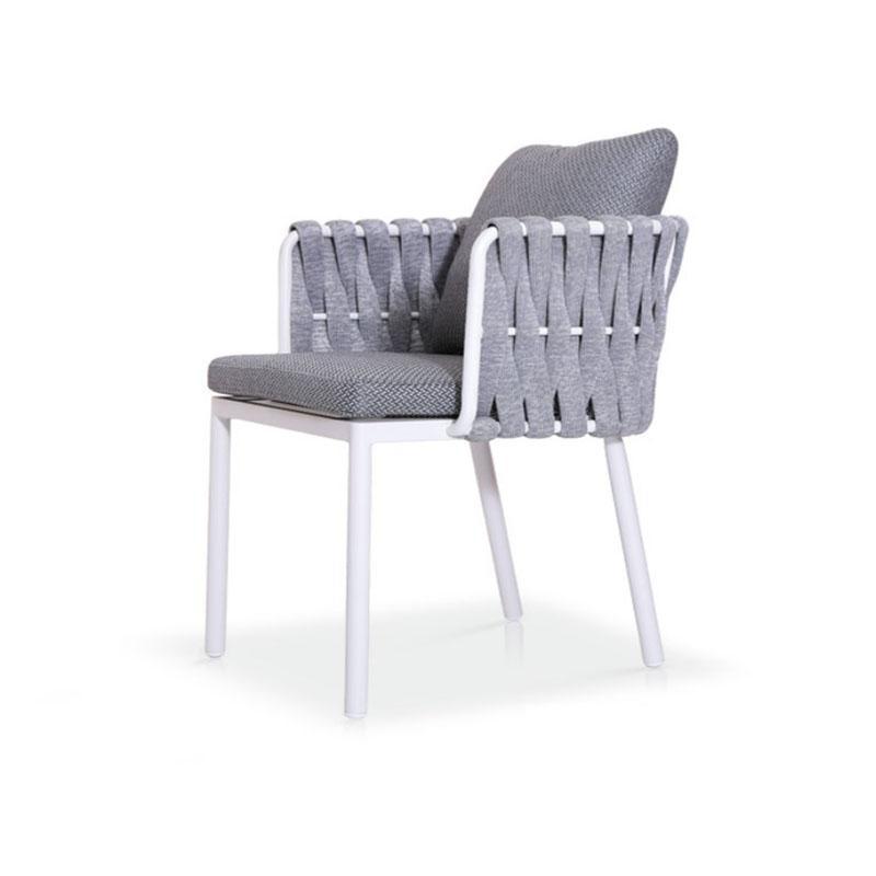 SOF Durable Outdoor Chair - Aluminum Alloy with Olefin Webbing and Outdoor Fabric
