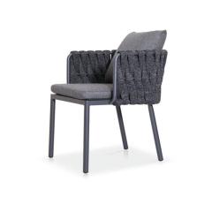 SOF Durable Outdoor Chair - Aluminum Alloy with Olefin Webbing and Outdoor Fabric