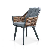 Stylish Outdoor Garden Chair - Aluminum Alloy with PE Rattan