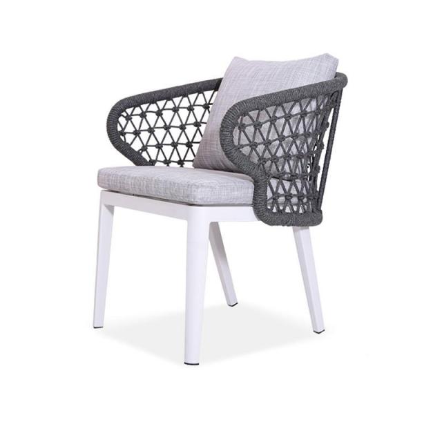 Versatile Outdoor Chair - Lightweight Aluminum Alloy with Olefin Webbing and Weather-Resistant Outdoor Fabric for Ultimate Comfort