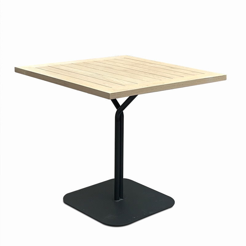 SOF Minimalist Outdoor Dining Table - Durable Teak Wood for Timeless Elegance