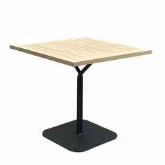 SOF Minimalist Outdoor Dining Table - Durable Teak Wood for Timeless Elegance
