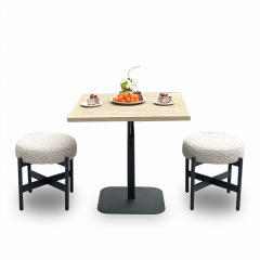 SOF Elegant Minimalist Outdoor Dining Table and Chair Set - Teak Wood for a Serene Dining Experience