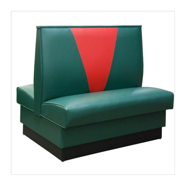 SOF 1950s American Retro Double-Sided Booth Sofa for Restaurants