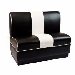 SOF Stylish Comfortable Vintage-Inspired 1950s Retro Single-Sided Dining Booth Seating for Restaurants