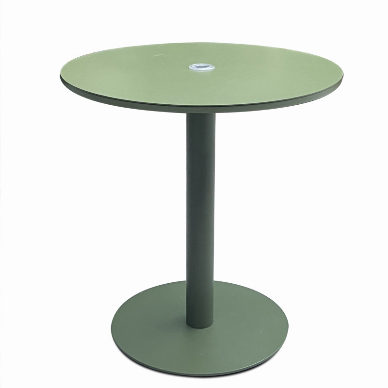 SOF Premium Outdoor Dining Table with Durable Powder Coating and Sturdy Cast Iron Base Made in China