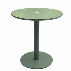 SOF Premium Outdoor Dining Table with Durable Powder Coating and Sturdy Cast Iron Base Made in China