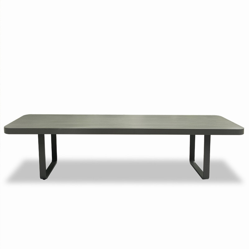 SOF Spacious 3-Meter Outdoor Dining Table with Durable Finish and Easy Transport Design China Foshan Factory