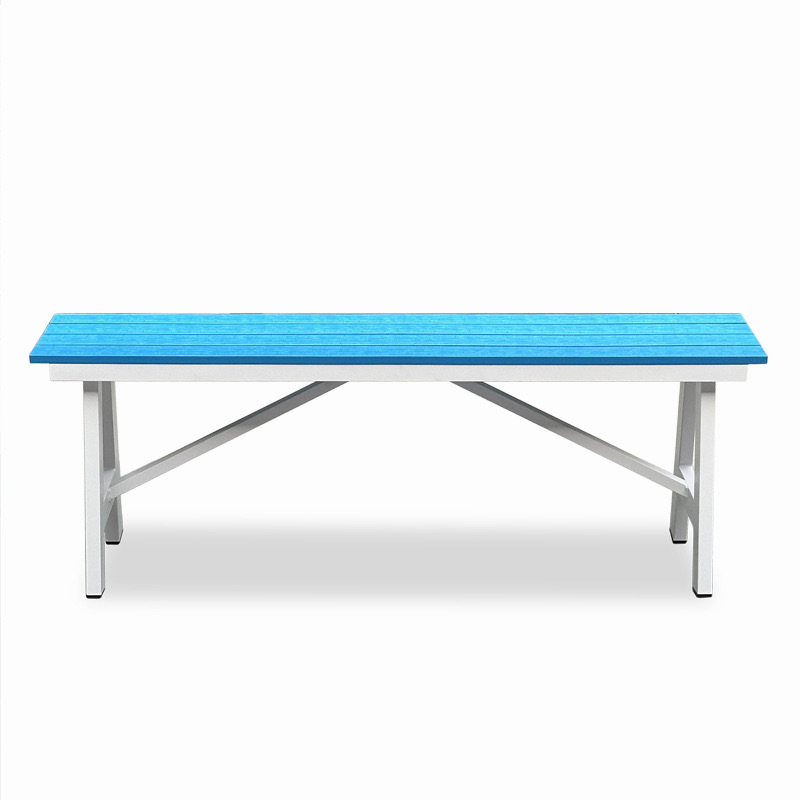 SOF Factory Elegant Mediterranean Style Outdoor Aluminum Alloy Bench Made in China